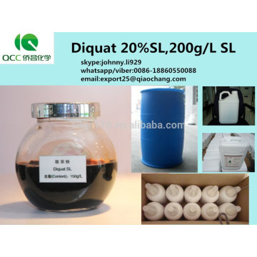 plant protection product/selective weedicides 20%SL 200g/L SL Diquat ,cas:85-00-7 -lq